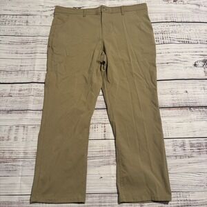 Weatherproof Vintage Khaki Nylon Pants Regular Fit Men's Size‎ 40x29